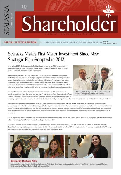 2016 Q2 Shareholder Newsletter